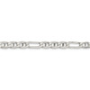 Sterling Silver 5.5mm Solid Figaro Anchor Chain w/ Lobster Clasp 18" - 30"