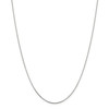Sterling Silver Solid 0.8mm Plain Box Chain w/ Spring Ring Clasp 16" - 24"