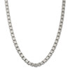 Sterling Silver Solid Polished 7mm Plain Box Chain w/ Lobster Clasp 18" - 24"
