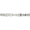 Sterling Silver Solid 8.25mm Square Byzantine Chain w/ Lobster Clasp 20" - 24"
