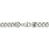 Sterling Silver Solid Plain 9mm Curb Link Chain w/ Lobster Clasp 18" - 30"