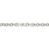 Sterling Silver Solid 6.25mm Textured Rolo Link Chain w/ Lobster Clasp 16" - 30"