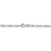 Sterling Silver 2.5mm Plain Figaro Link Chain w/ Lobster Clasp 16" - 30"