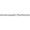 Sterling Silver Hollow 3mm Beaded Box Chain w/ Lobster Clasp 16" - 20"