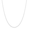 Sterling Silver Solid 0.60mm Oval Box Link Chain w/ Lobster Clasp 16" - 24"