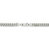 Sterling Silver Solid 6mm Domed Curb Link Chain w/ Lobster Clasp 16" - 26"
