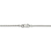 Sterling Silver Solid 1.5mm Diamond Cut Spiga Chain w/ Lobster Clasp 16" - 24"