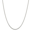 Sterling Silver Solid 2.15mm Diamond Cut Spiga Chain w/ Lobster Clasp 16" - 24"