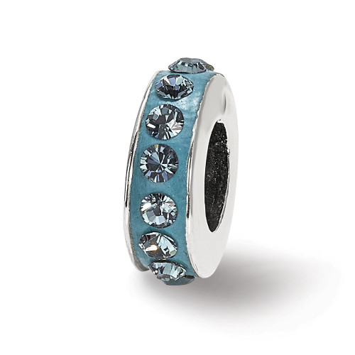 Crystals from Swarovski Single Row Dec Bead Sterling Silver Reflection Beads