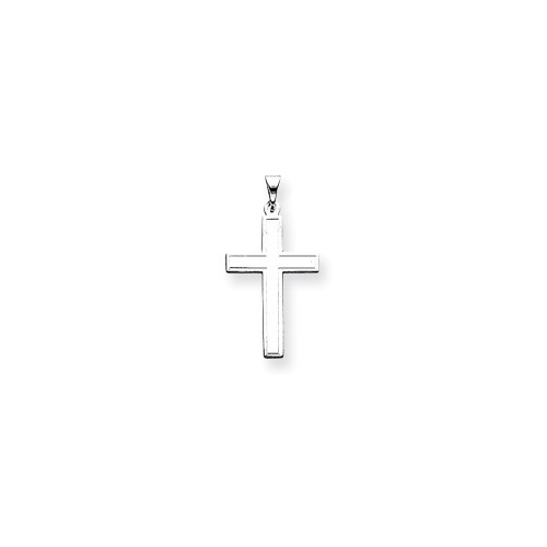 Gent's Ladies 14K White Gold Latin Casted Crucifix Cross Religious Charm Pendant