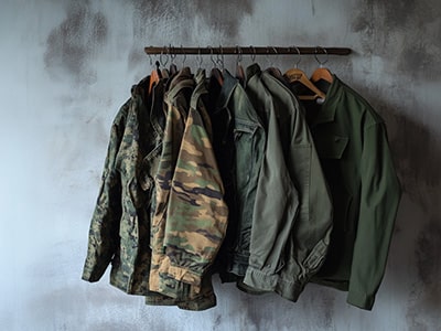Military surplus clothing