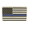 THIN BLUE LINE AMERICAN FLAG VEHICLE EMBLEM