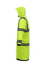 Reversible Rain Cost With Detachable Hood Class 3 HI-VIZ Yellow Black