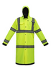 Reversible Rain Cost With Detachable Hood Class 3 HI-VIZ Yellow Black