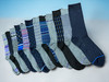 Men’s Dress Socks Assorted 12-Pack (Size 9–12)