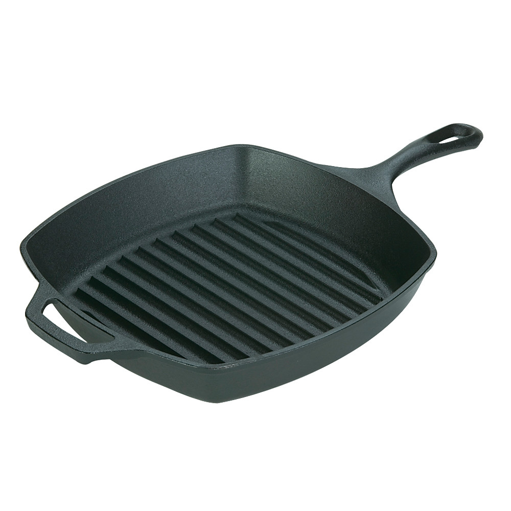 Lodge Cast Iron Grill Pan - Thumbnail 4