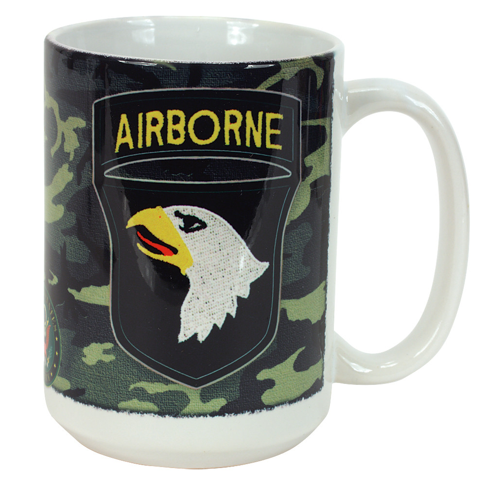Military Ceramic Mug (101st Airborne With Crest)