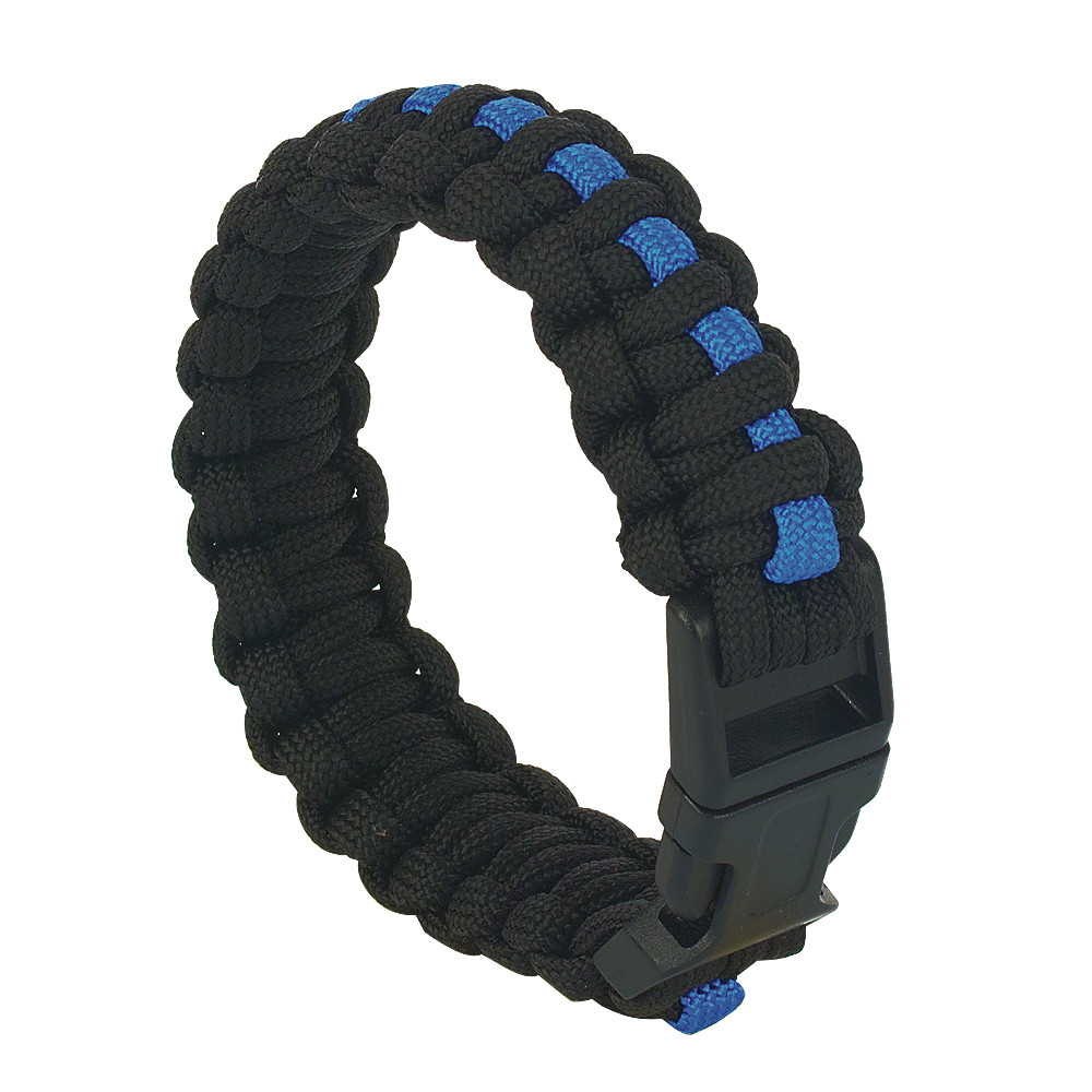 THIN BLUE LINE PARACORD BRACELET
