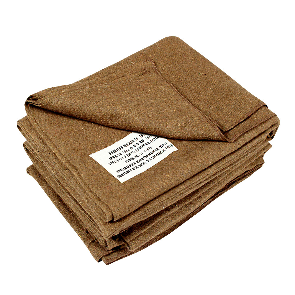 WWII US STYLE 65% WOOL BLANKET