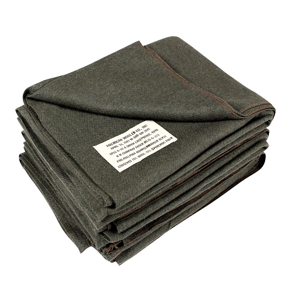 WWII US Style 65% Wool Blanket