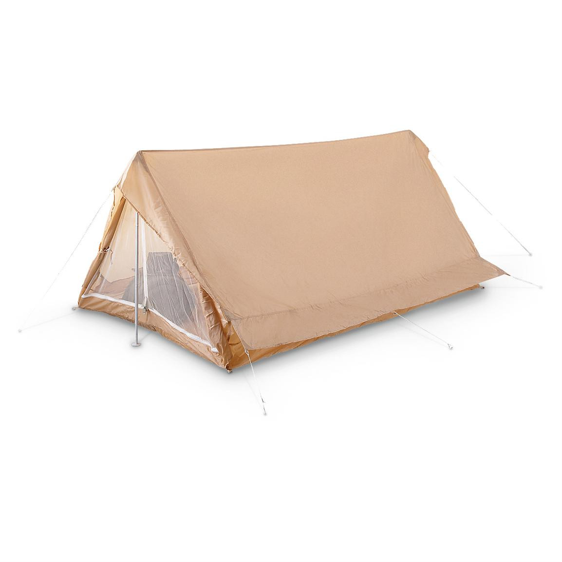 French Ground Troop Tent | Lightweight Nylon Military Camping Tent