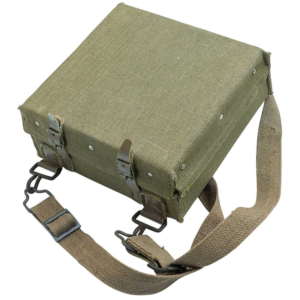 WWII ITALIAN MILITARY CANVAS DYNAMITE CARRIER