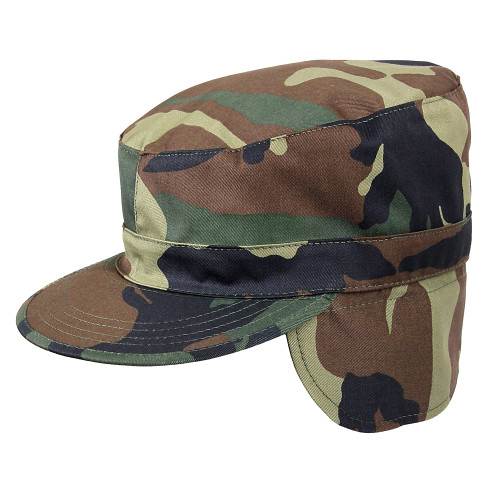 G.I. TYPE COMBAT CAP WITH FLAPS