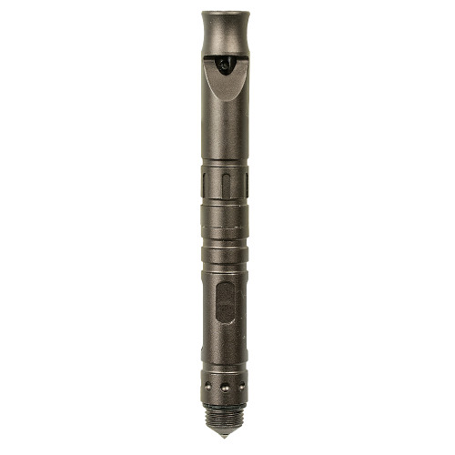THE GRUNT COMPACT WHISTLE, GLASS BREAKER PEN GRAY