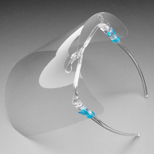 FACE AND EYE PROTECTIVE SHIELD TRANSPARENT 10 PACK