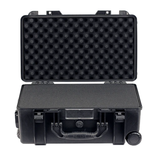 Voodoo Tactical Molded Hard Case with Wheels and Retractable Handle