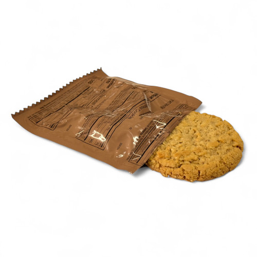 oatmeal cookie in brown bag