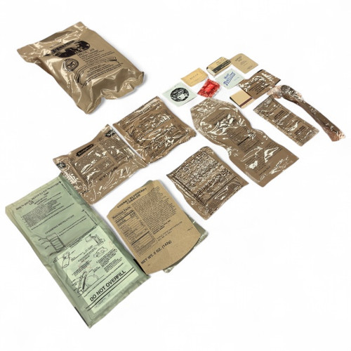 Military Full Meal MREs – Case of 12 (Meat Entrees)