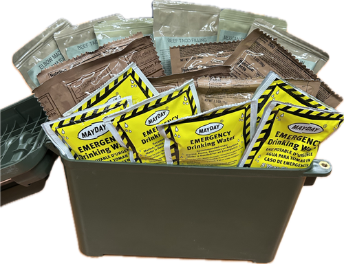 Budget Meal Box - Swiss Military Ammo Can Emergency Food Kit