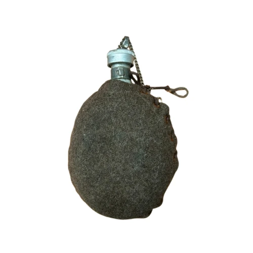 Bulgarian Military Canteen with Wool Cover