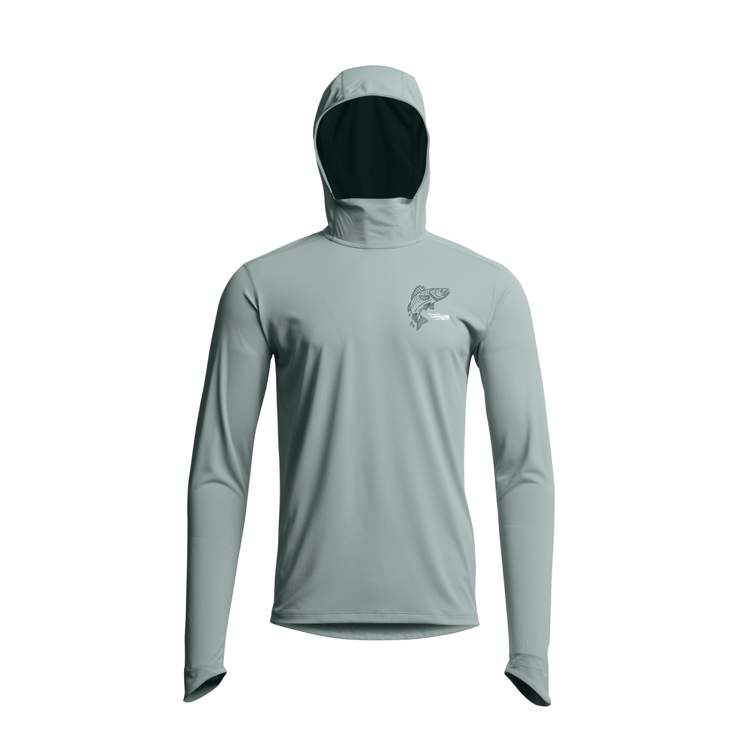 Radiant Graphic Sun Hoodie | Surf Blue Walleye | SITKA Gear