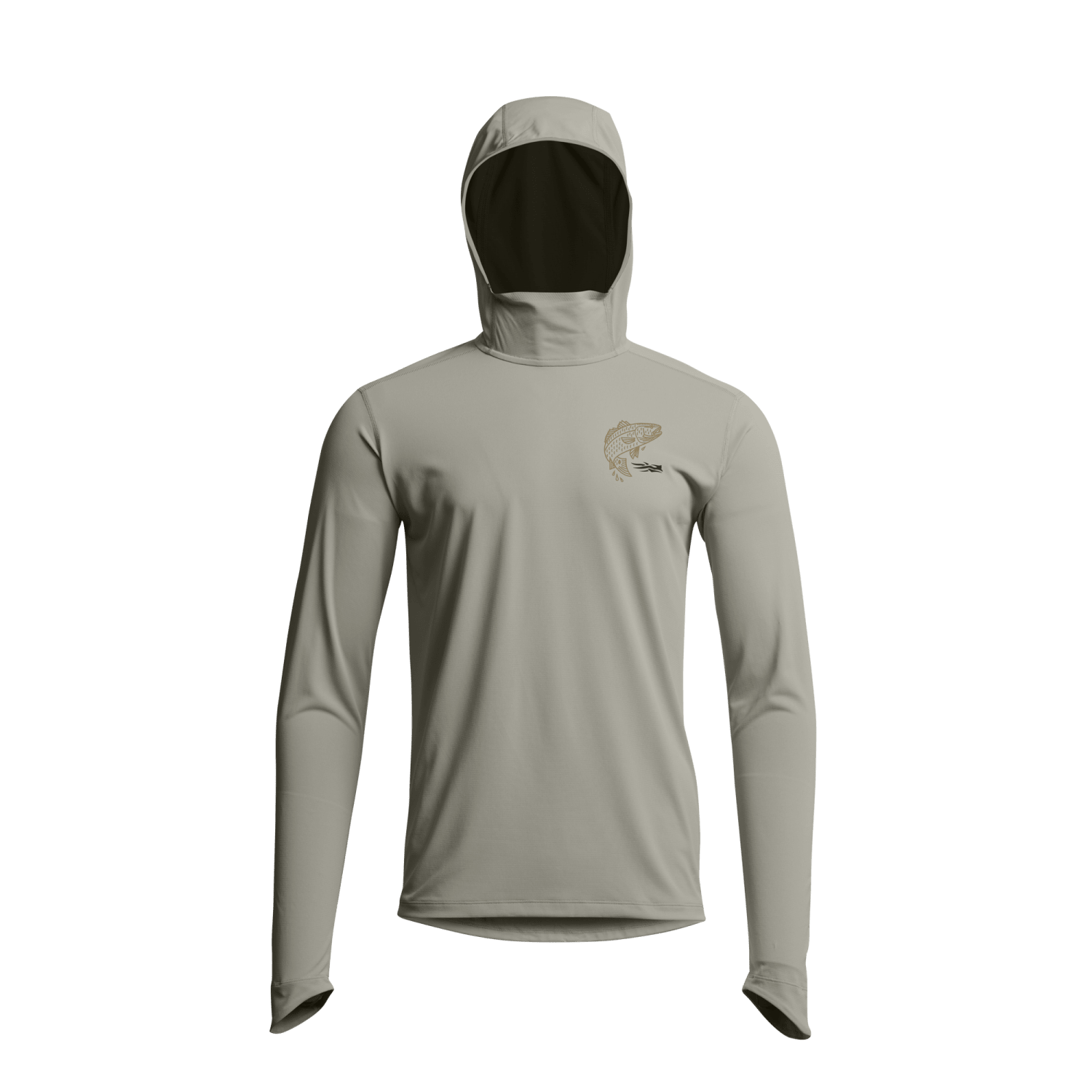 Radiant Graphic Sun Hoodie | Surf Blue Walleye | SITKA Gear