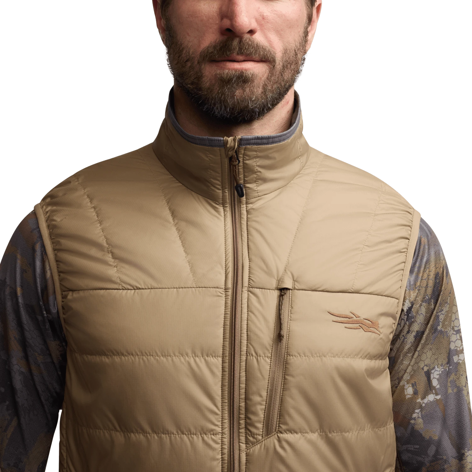 Мужской жилет SITKA Kelvin Aerolite Vest, цвет: Buckskin — фото 4