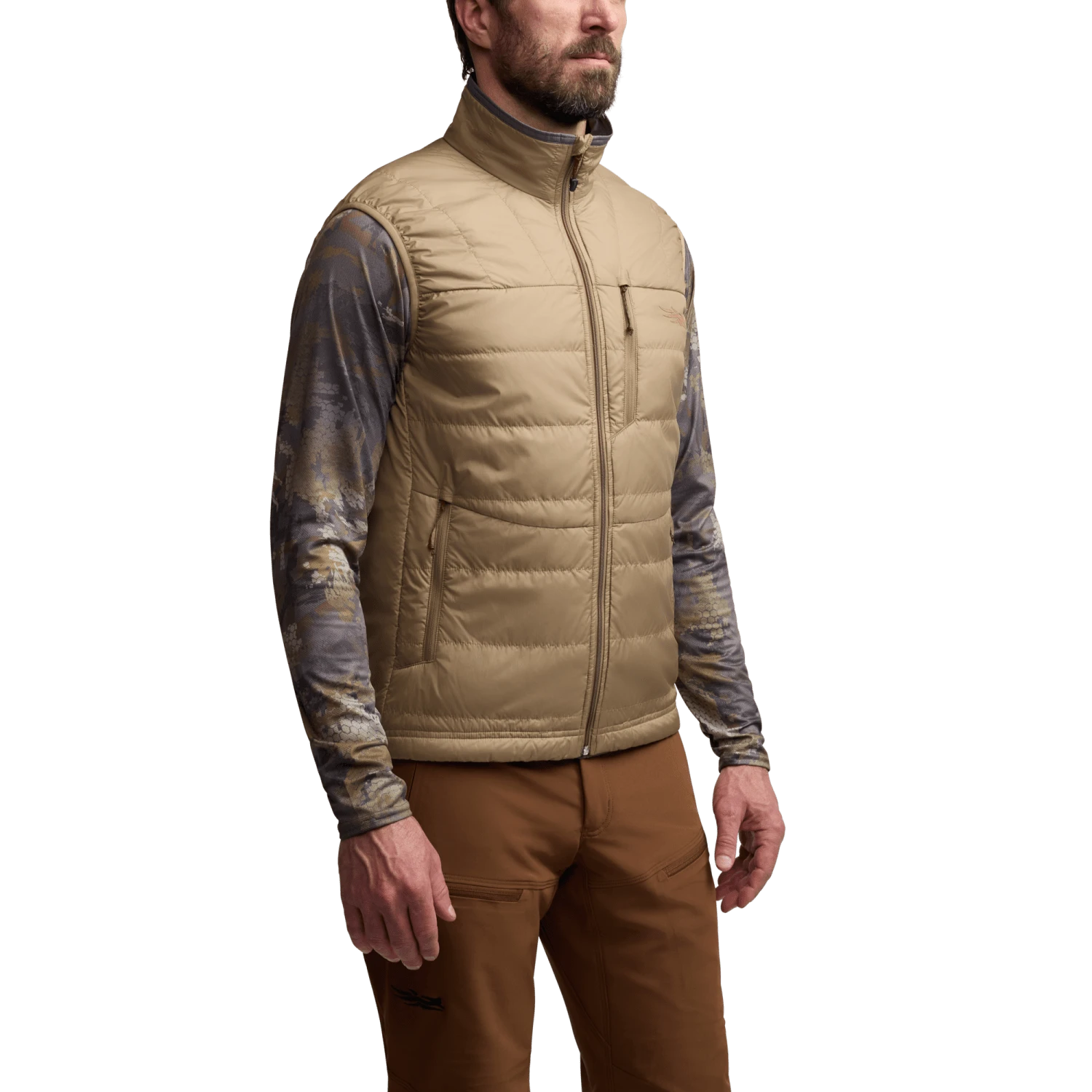 Мужской жилет SITKA Kelvin Aerolite Vest, цвет: Buckskin — фото 8