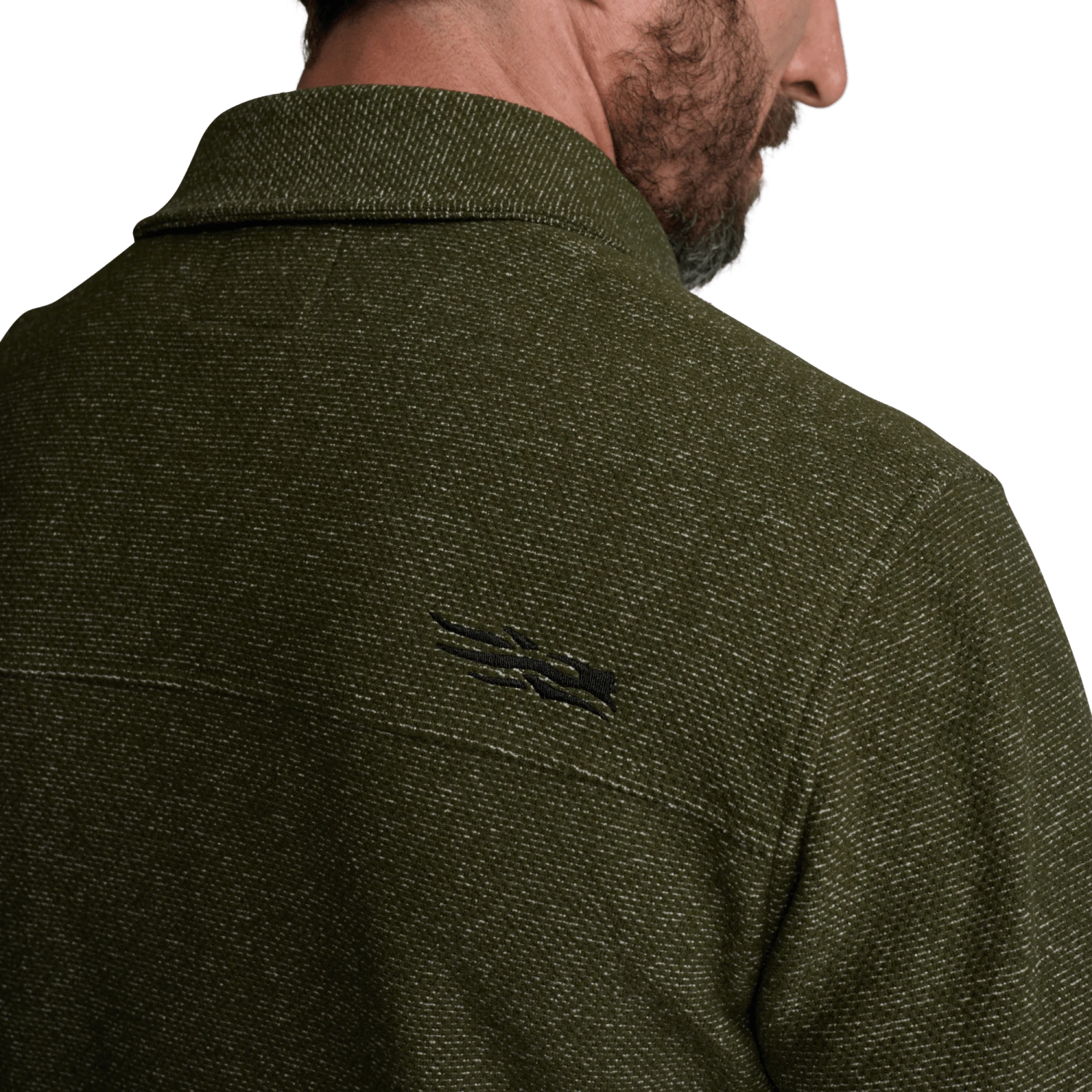 Мужская рубашка SITKA Snowcrest LS, цвет: Кипарисовый зелёный меланжевый — фото 9