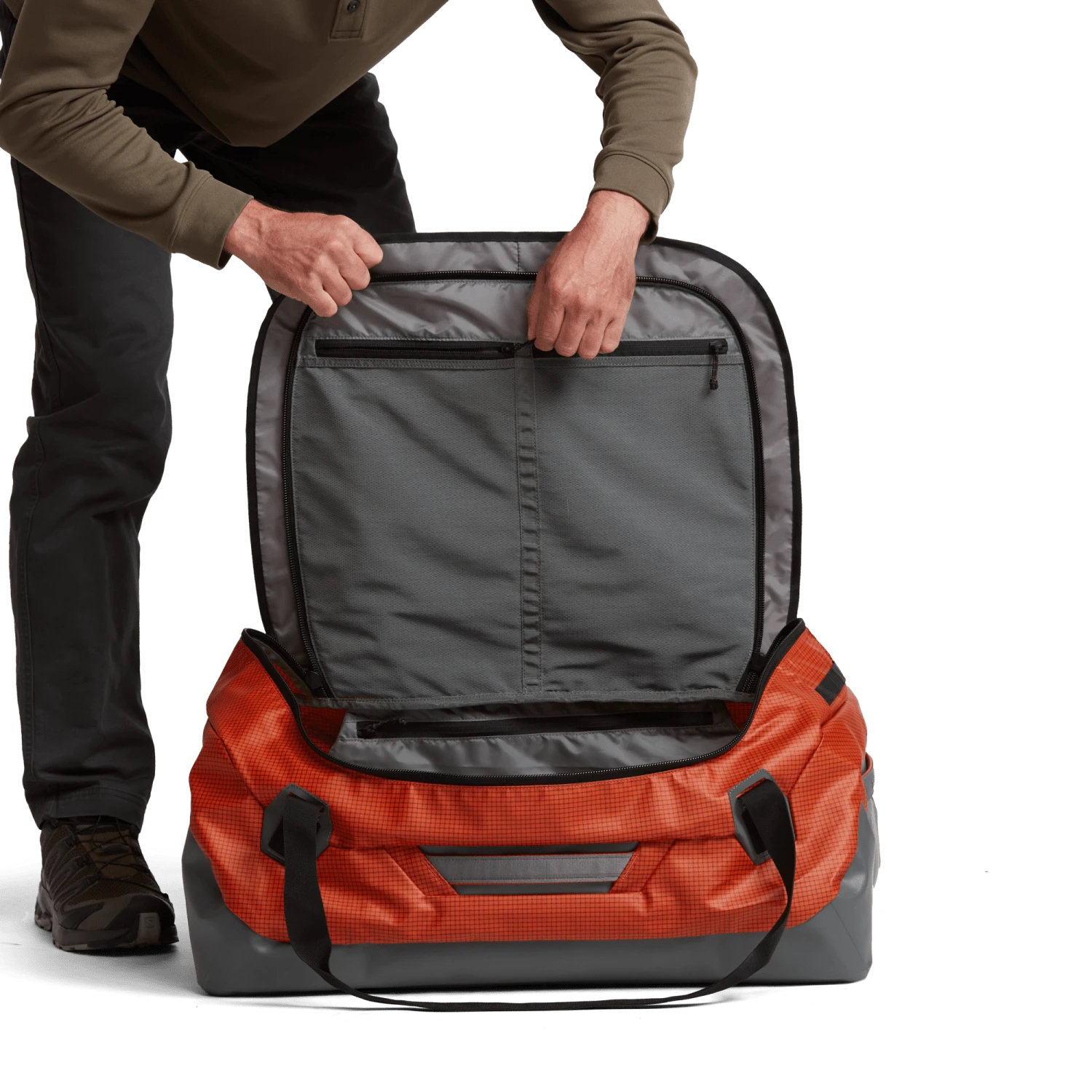 Сумка SITKA Drifter Duffle 75L, цвет: Гравийный синий — фото 4