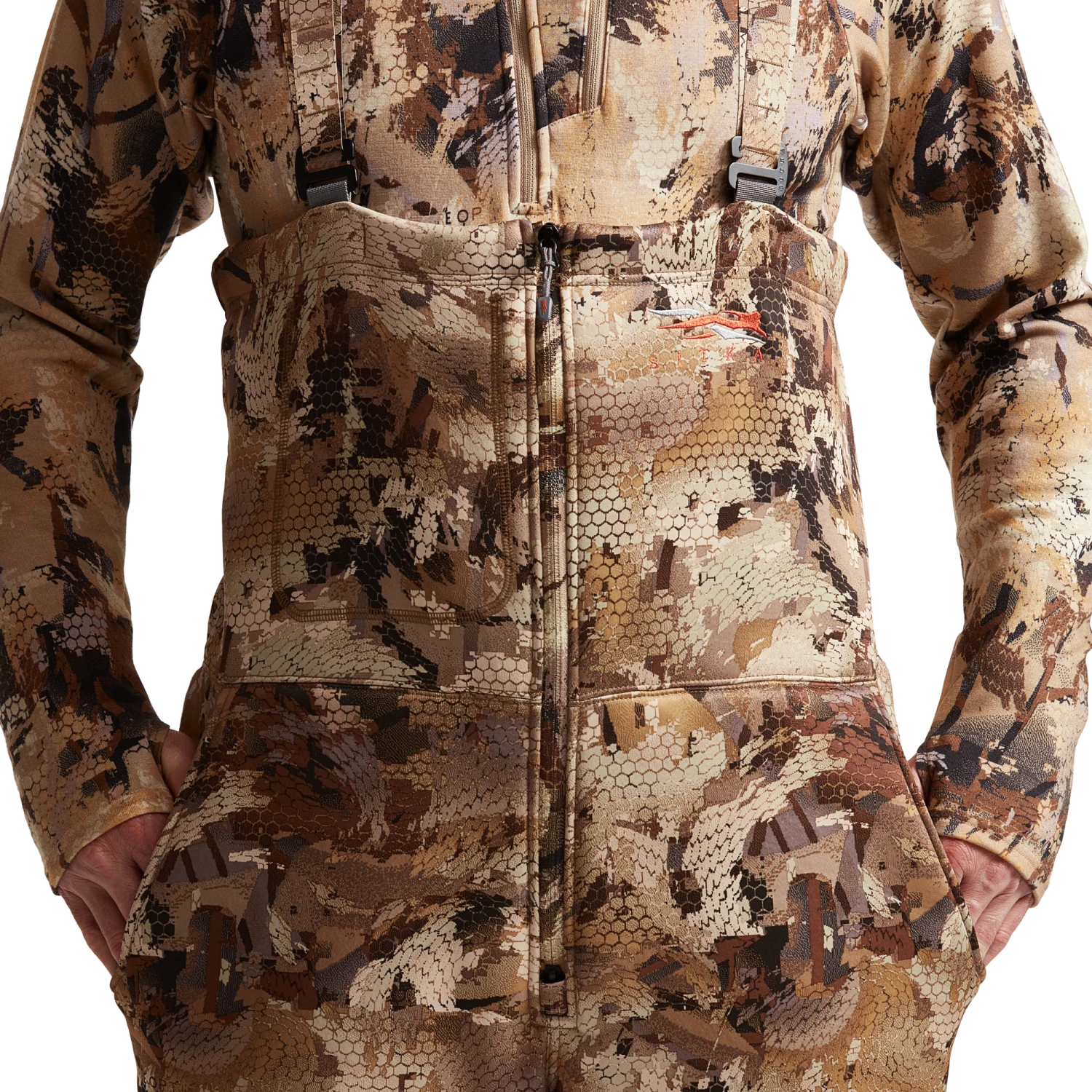 Мужские брюки SITKA Gradient Cold Weather Bib, цвет: Optifade Waterfowl Marsh — фото 8