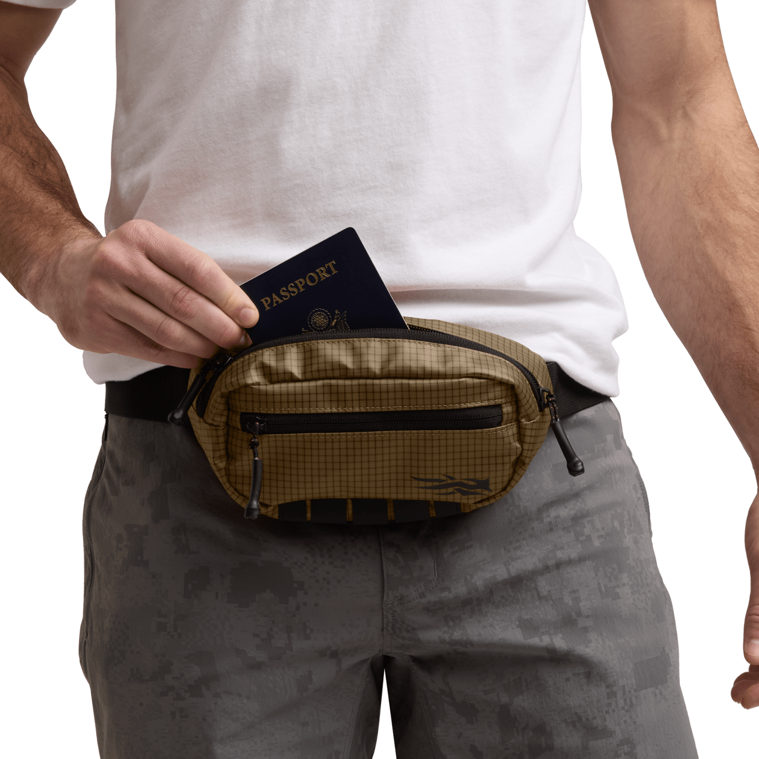 Сумка SITKA Drifter Hip Pack 1L, цвет: Coyote — фото 5