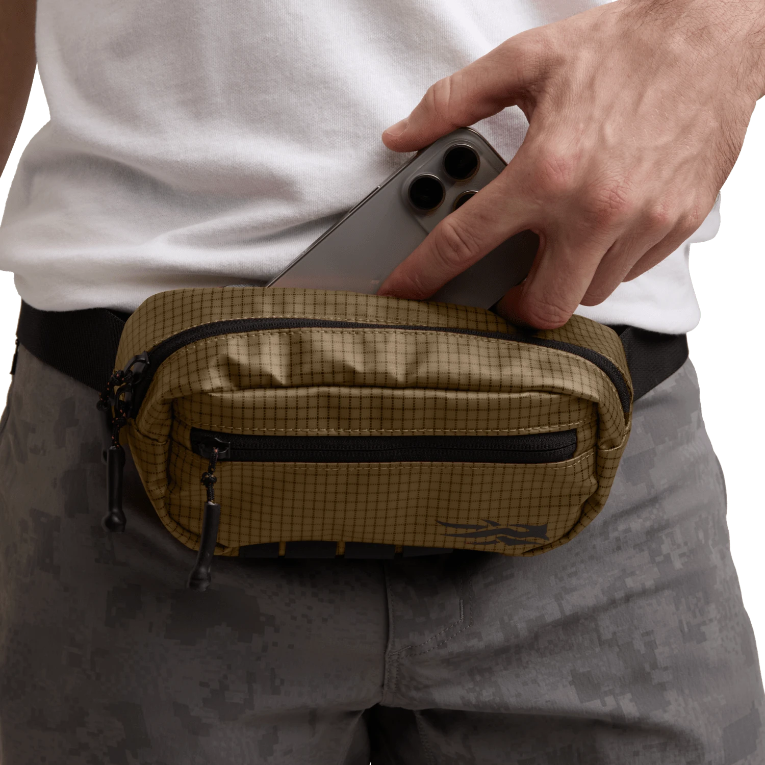 Сумка SITKA Drifter Hip Pack 1L, цвет: Coyote — фото 6