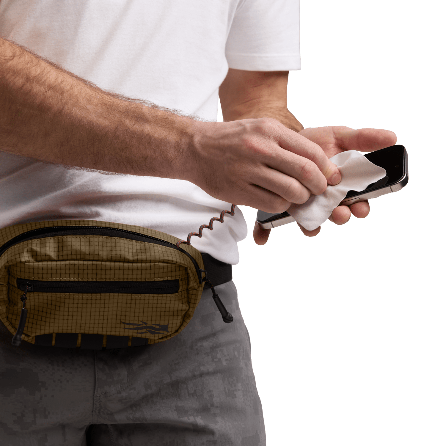 Сумка SITKA Drifter Hip Pack 1L, цвет: Coyote — фото 8