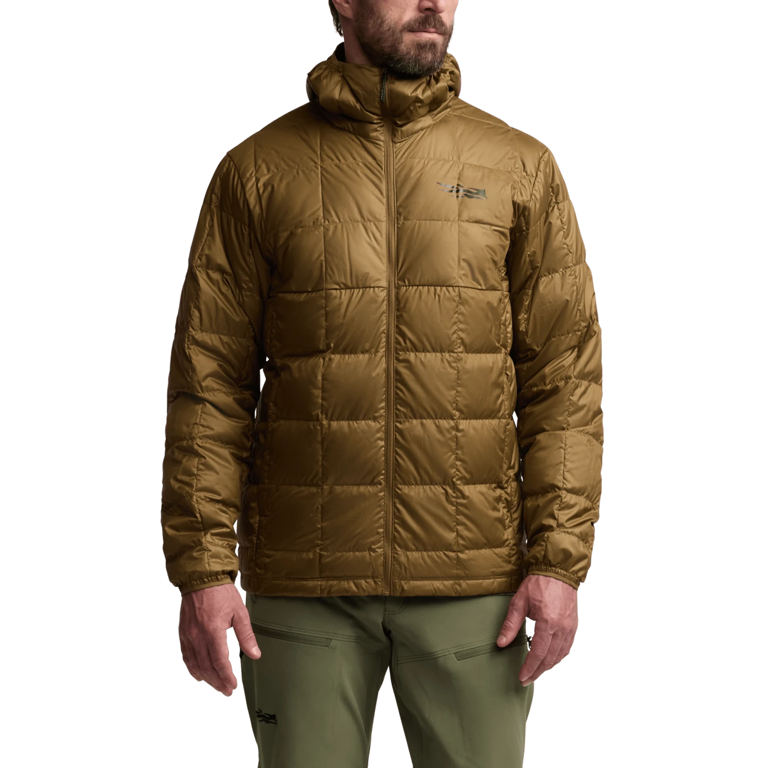 Мужская куртка SITKA MicroDown Hooded, цвет: Coyote — фото 4