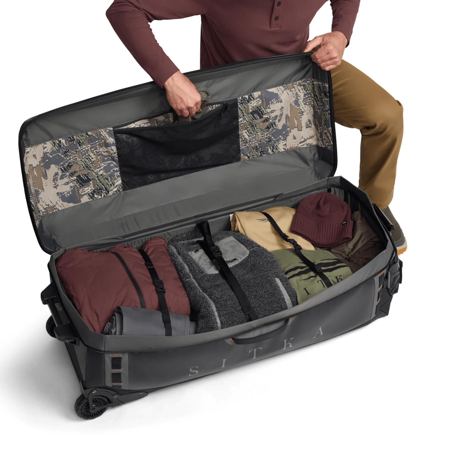 Сумка SITKA Drifter Roller 140L, цвет: Чёрный — фото 4