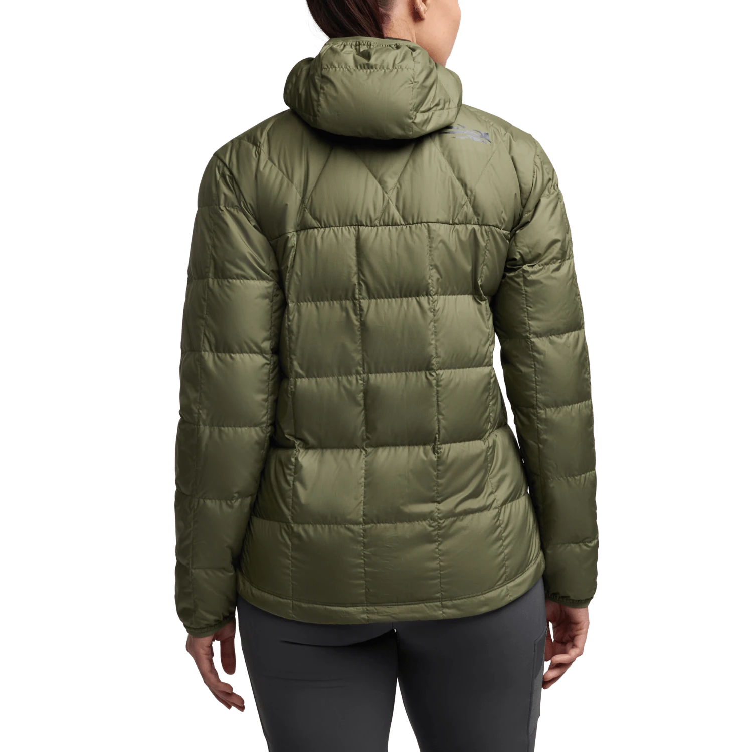 Женская куртка SITKA Microdown Hooded, цвет: Оливковый зелёный — фото 5