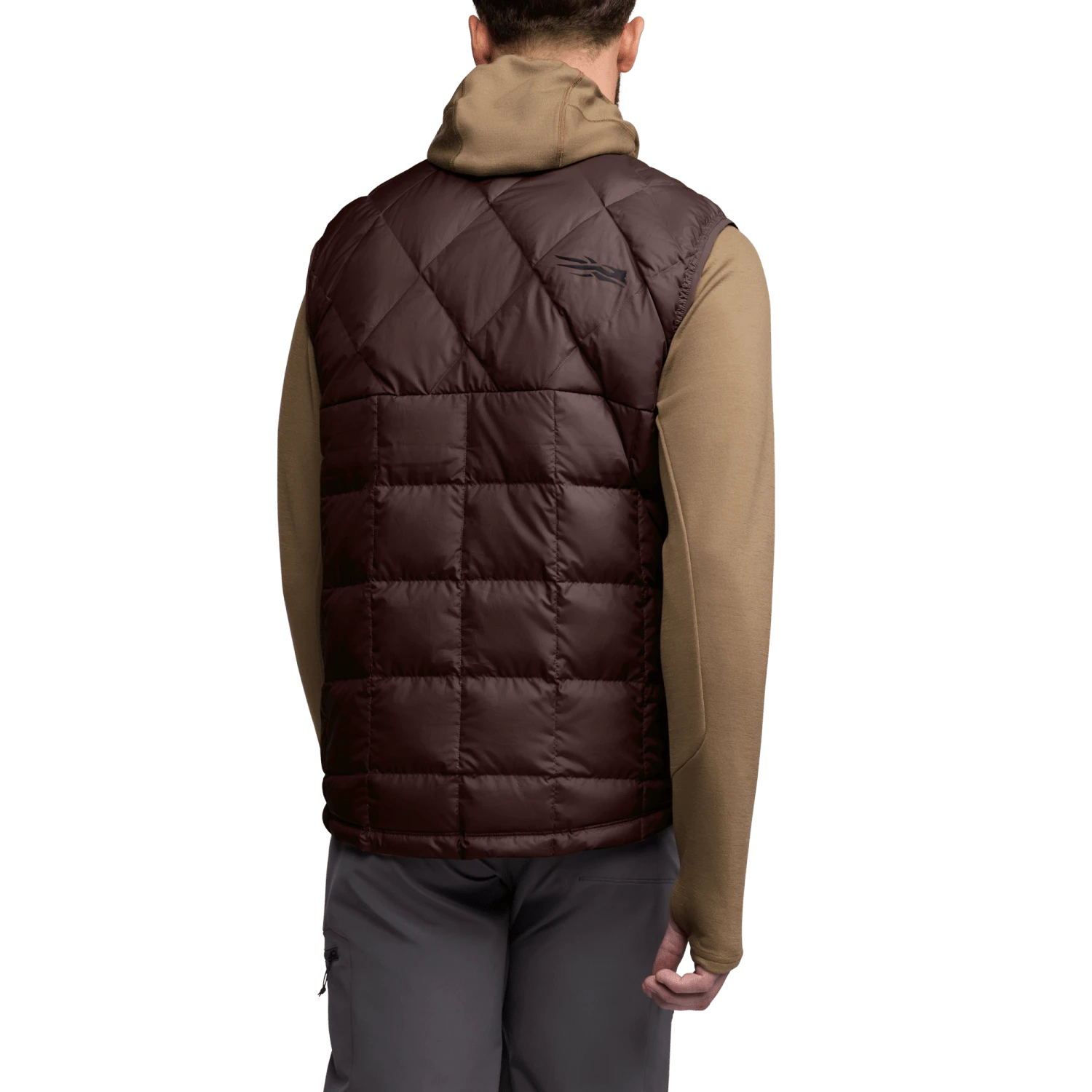 Мужской жилет SITKA Microdown Vest, цвет: Вишнёвый — фото 6