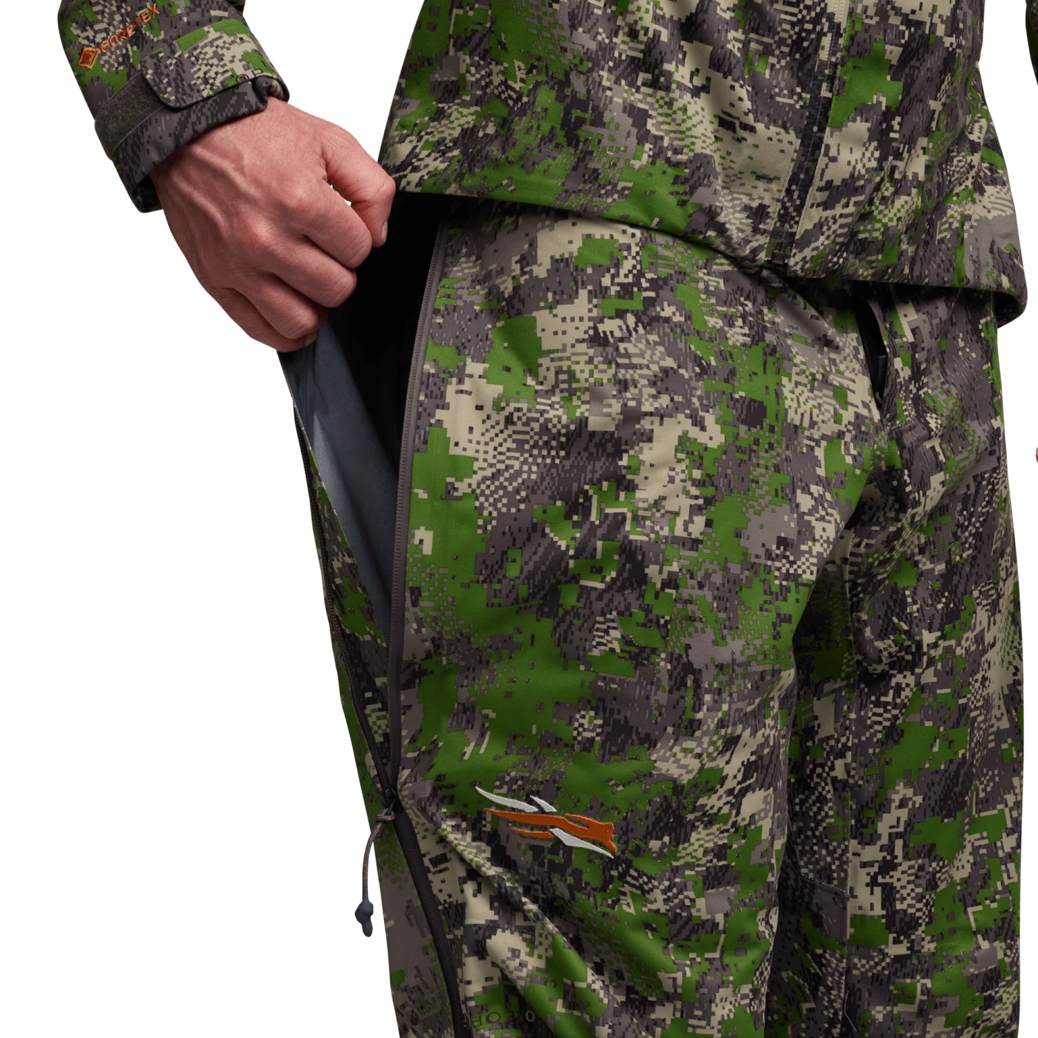 Мужские брюки SITKA Downpour Pant, цвет: Optifade Cover — фото 2