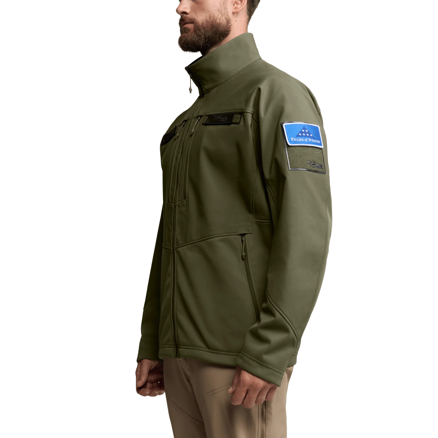 Мужская куртка SITKA Jetstream Jacket - FOH Edition, цвет: Оливковый — фото 3